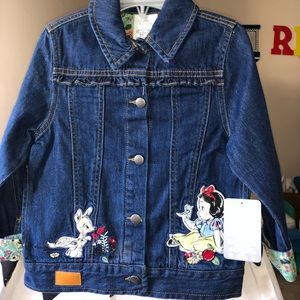 Disney Girl 4T princess jean Jacket NWT